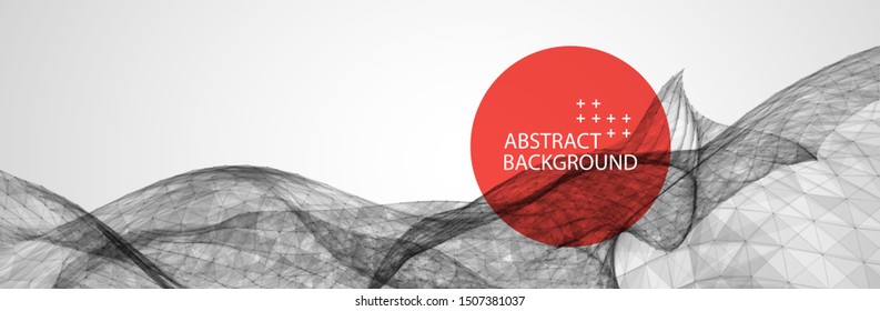 Abstract background. Trendy fluid cover design.