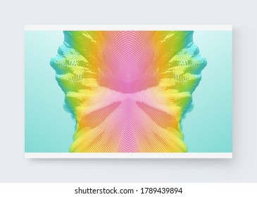 Abstract background with trendy gradients. 3d vector illustration for advertising, marketing or presentation.