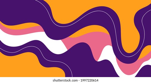 Antecedentes abstractos. Forma líquida moderna con composición dinámica. Gradiente líquido moderno Eps 10 vector