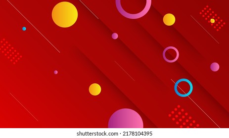 Abstract background with trendy modern fresh color for presentation design, flyer, social media cover, web banner, tech banner, game background