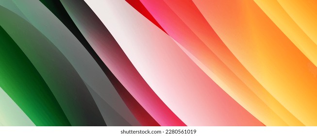 Abstract background, trendy simple fluid color gradients waves. Vector Illustration For Wallpaper, Banner, Background, Card, Book Illustration, landing page
