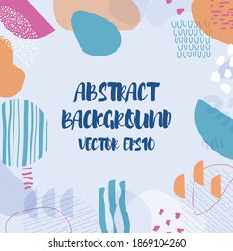 Resumen de fondo a la moda con elementos botánicos y geométricos, texturas. Colores naturales de tierra. ... Ilustración vectorial. Diseño para publicaciones en medios sociales o banners web.