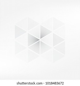 Abstract Background  with triangel ,Vector Illustration.
