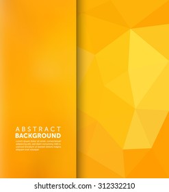 Abstract Background - Triangle and blurred banner design