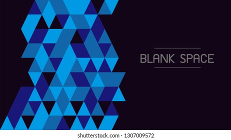 abstract background with triangle design