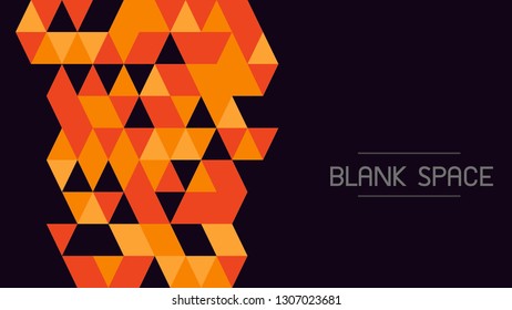 abstract background with triangle design