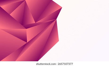 FONDO Abstractas CON FORMAS GEOMÉTRICAS GRADIENTE ROSA COLOR ROJO DISEÑO PLANTILLA DE VECTOR BUENO PARA EL SITIO WEB MODERNO, FONDO DE PANTALLA, DISEÑO DE LA CUBIERTA, LANDING PAGE