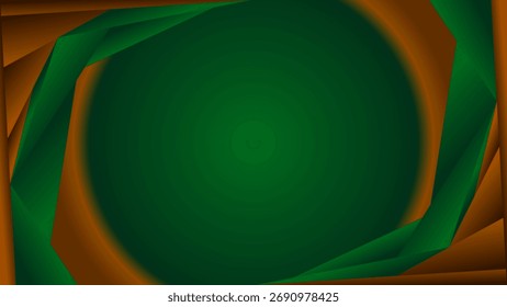 FONDO Abstractas CON FORMAS GEOMÉTRICAS TRIÁNGULO GRADIENTE MARRÓN VERDE DISEÑO COLORIDO PLANTILLA DE VECTOR BUENO PARA EL SITIO WEB MODERNO, FONDO DE PANTALLA, DISEÑO DE CUBIERTA, PÁGINA DE ATERRIZAJE