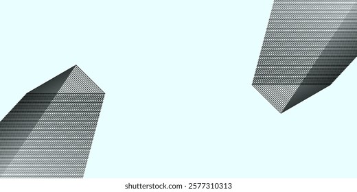 Abstract background with triangle lines. Vector illustration of smooth blend lines for modern design projects