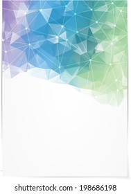 Abstract background with triangle modern design