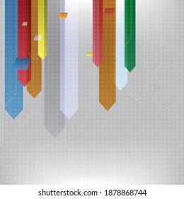 Abstract Background triangle multi Color vector