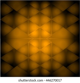 Abstract background triangle neon