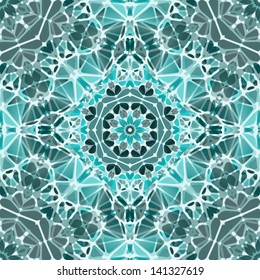 Abstract background with triangle pattern looking like stained glass