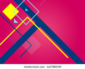 Abstract Background with Triangle Pattern and with pink stripes luxury dynamic modern abstract vector background for presentation, report, abstract luxury cover. Paper style colors abstract.