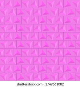 Abstract background with triangle pink colorful 3d textures wallpaper pattern seamless vector illustration graphic design modern style 