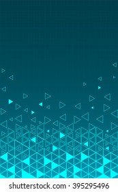 Abstract background with triangle shapes