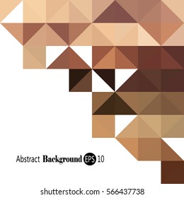 Abstract Background - Triangle and Square pattern in colors