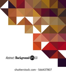 Abstract Background - Triangle and Square pattern in colors