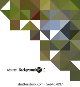 Abstract Background - Triangle and Square pattern in colors