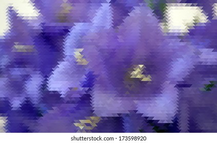 Abstract background with triangles
