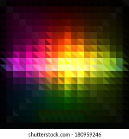 Abstract background with triangles