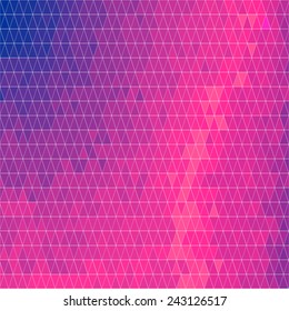 Abstract background of triangles