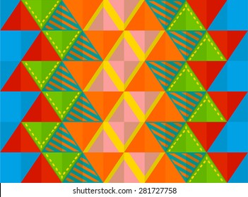 abstract background with triangles. bright background