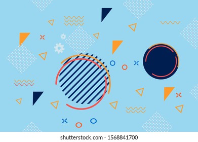 abstract background with triangles and circles for the web