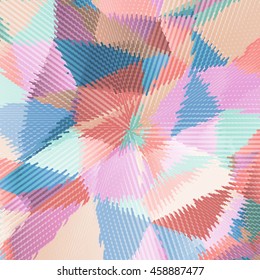 Abstract background with triangles and colorful geometric shapes. Texture pattern for covers, banners, booklets, etc. For web or printed media.