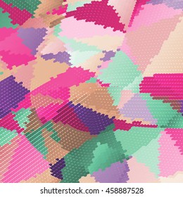 Abstract background with triangles and colorful geometric shapes. Texture pattern for covers, banners, booklets, etc. For web or printed media.