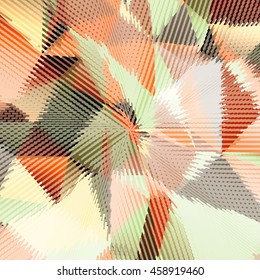 Abstract background with triangles and colorful geometric shapes. Texture pattern for covers, banners, booklets, etc. For web or printed media.