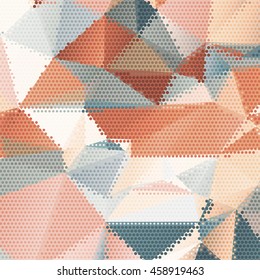 Abstract background with triangles and colorful geometric shapes. Texture pattern for covers, banners, booklets, etc. For web or printed media.