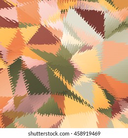 Abstract background with triangles and colorful geometric shapes. Texture pattern for covers, banners, booklets, etc. For web or printed media.