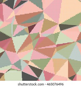 Abstract background with triangles and colorful geometric shapes. Texture pattern for covers, banners, booklets, etc. For web or printed media.