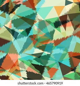 Abstract background with triangles and colorful geometric shapes. Texture pattern for covers, banners, booklets, etc. For web or printed media.