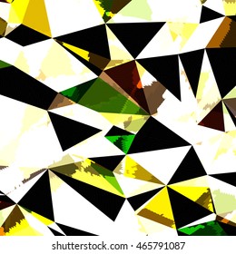 Abstract background with triangles and colorful geometric shapes. Texture pattern for covers, banners, booklets, etc. For web or printed media.