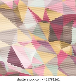 Abstract background with triangles and colorful geometric shapes. Texture pattern for covers, banners, booklets, etc. For web or printed media.