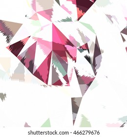 Abstract background with triangles and colorful geometric shapes. Texture pattern for covers, banners, booklets, etc. For web or printed media.