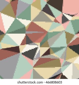 Abstract background with triangles and colorful geometric shapes. Texture pattern for covers, banners, booklets, etc. For web or printed media.