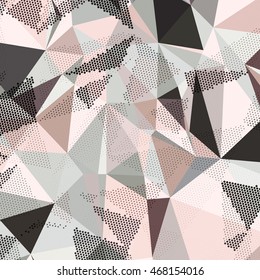 Abstract background with triangles and colorful geometric shapes. Texture pattern for covers, banners, booklets, etc. For web or printed media.