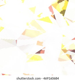 Abstract background with triangles and colorful geometric shapes. Texture pattern for covers, banners, booklets, etc. For web or printed media.