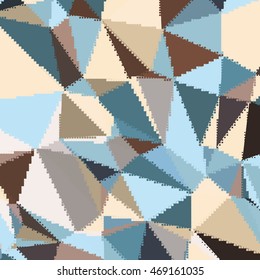 Abstract background with triangles and colorful geometric shapes. Texture pattern for covers, banners, booklets, etc. For web or printed media.