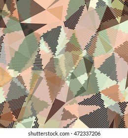 Abstract background with triangles and colorful geometric shapes. Texture pattern for covers, banners, booklets, etc. For web or printed media.
