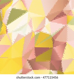 Abstract background with triangles and colorful geometric shapes. Texture pattern for covers, banners, booklets, etc. For web or printed media.