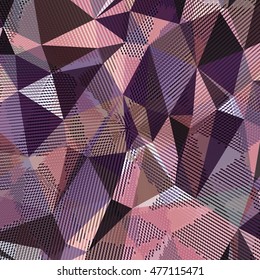 Abstract background with triangles and colorful geometric shapes. Texture pattern for covers, banners, booklets, etc. For web or printed media.
