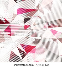 Abstract background with triangles and colorful geometric shapes. Texture pattern for covers, banners, booklets, etc. For web or printed media.
