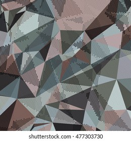 Abstract background with triangles and colorful geometric shapes. Texture pattern for covers, banners, booklets, etc. For web or printed media.