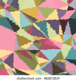 Abstract background with triangles and colorful geometric shapes. Texture pattern for covers, banners, booklets, etc. For web or printed media.