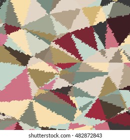 Abstract background with triangles and colorful geometric shapes. Texture pattern for covers, banners, booklets, etc. For web or printed media.