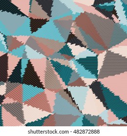 Abstract background with triangles and colorful geometric shapes. Texture pattern for covers, banners, booklets, etc. For web or printed media.